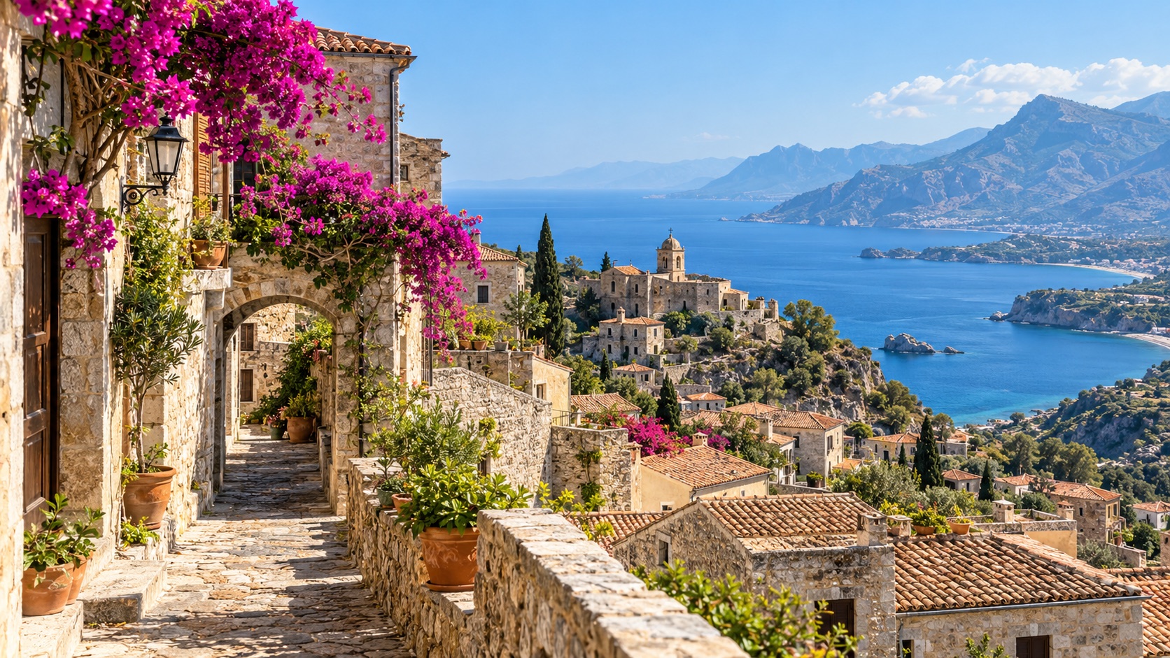 Borgo mediterraneo dimostrativo